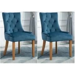 AM Lauren D Chair Midnight Blue